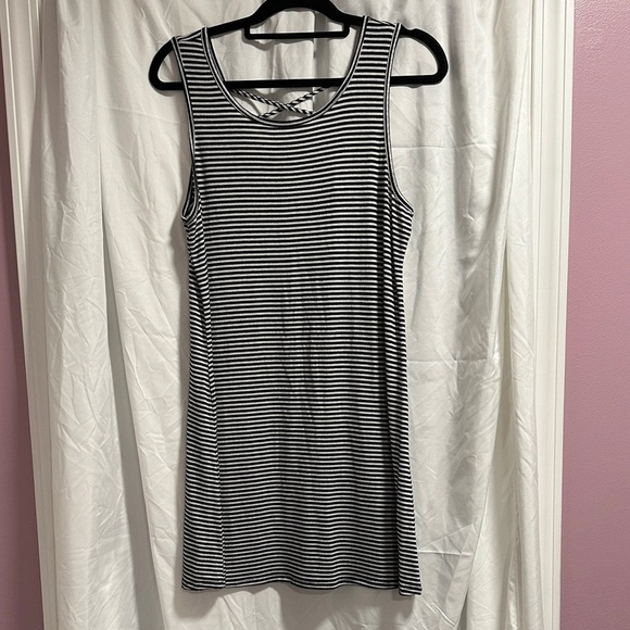 M.Fasis Dresses & Skirts - Striped Black and White Sleeveless Dress